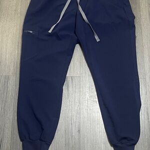 Figs Womens  Dark Blue Scrub Jogger Pants Size Small